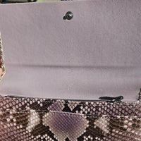 Gucci Python Continental Wallet w/ Crystal GG Logo | Box & Dustbag