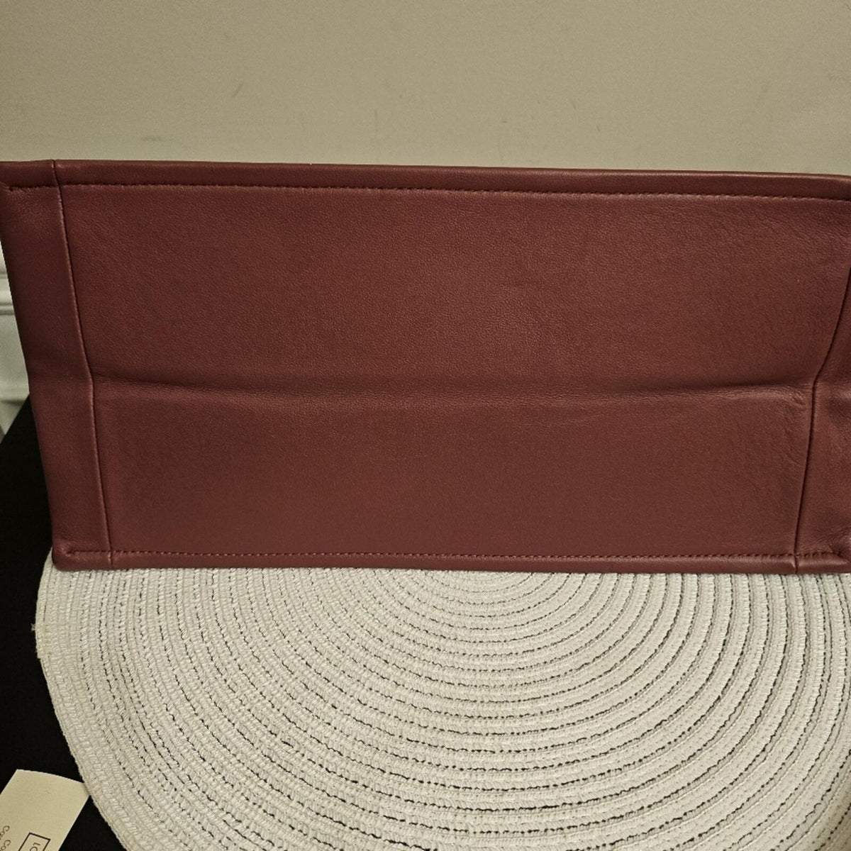 🌸 Christian Dior Medium Leather Book Tote – Dark Mauve | Entrupy COA 🌸
