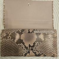 Gucci Python Continental Wallet w/ Crystal GG Logo | Box & Dustbag