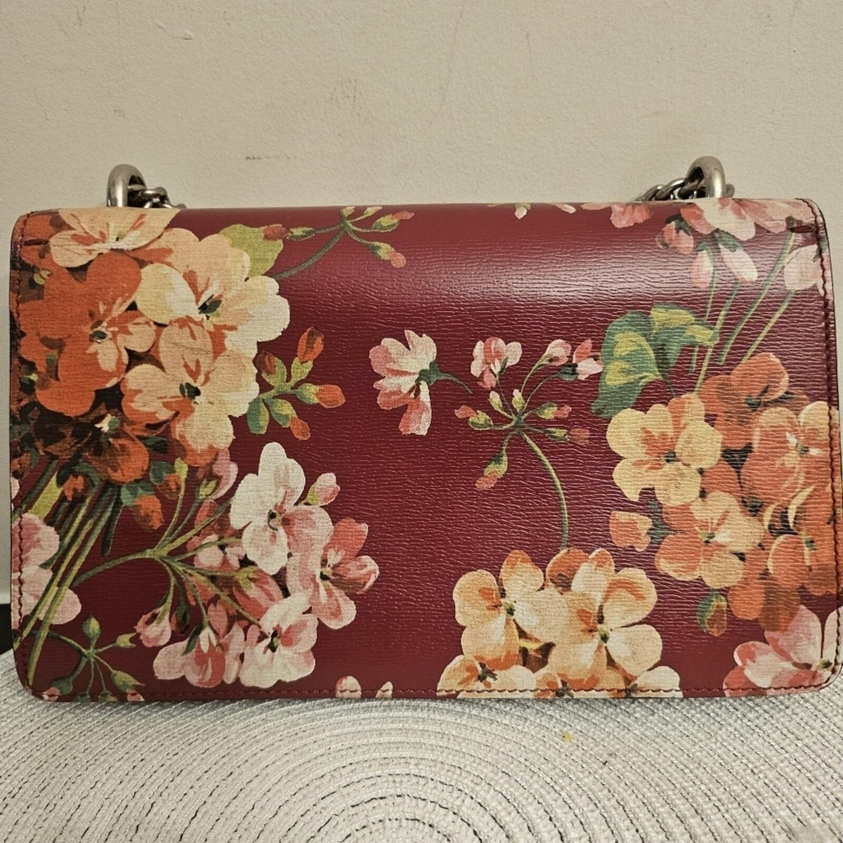 🌸 Gucci Dionysus Blooms Shoulder Bag – Red Floral