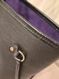 Louis Vuitton Neverfull MM Epi "Stickers" Edition | Pouch| Black | COA