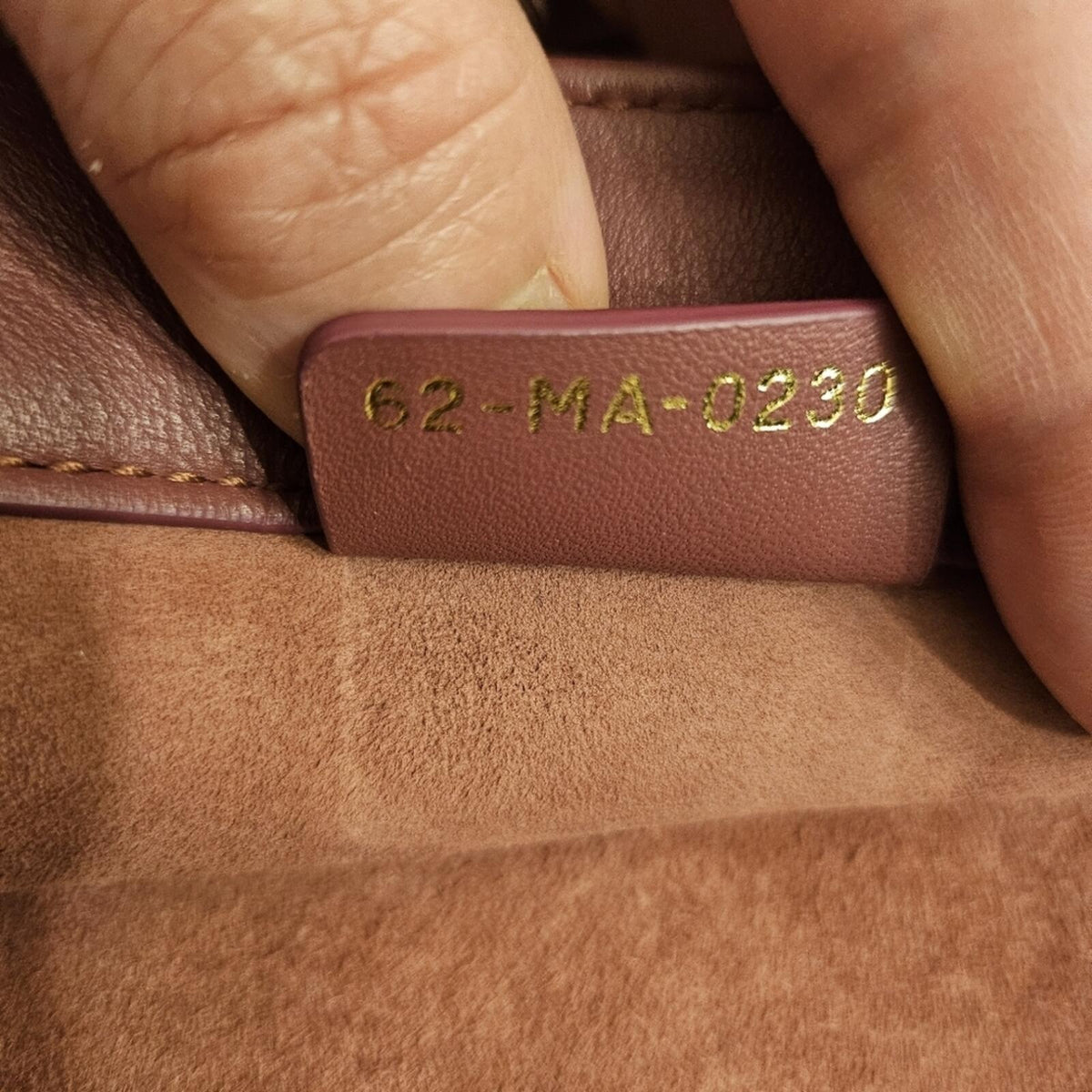 🌸 Christian Dior Medium Leather Book Tote – Dark Mauve | Entrupy COA 🌸