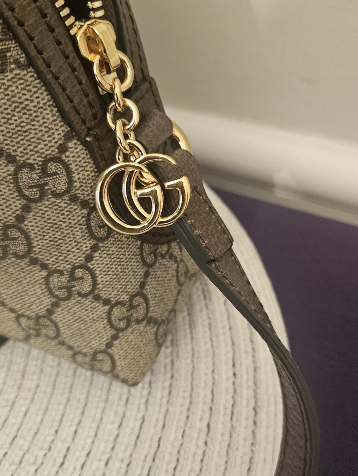 Gucci Ophidia GG Supreme Small Dome Crossbody