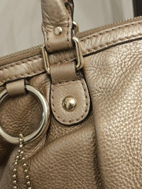 Gucci Sukey Tote Pebbled Leather w/ Strap & GG Charm