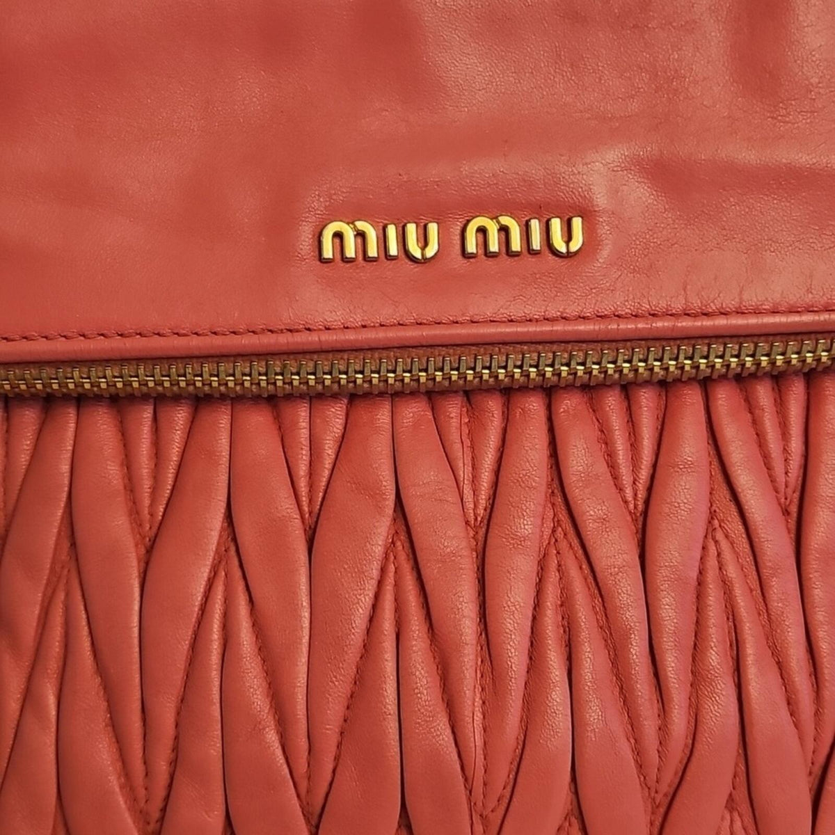 Miu Miu Pink Quilted Women's Bag