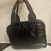CHANEL Black Nylon Toiletry Pouch With Handles
