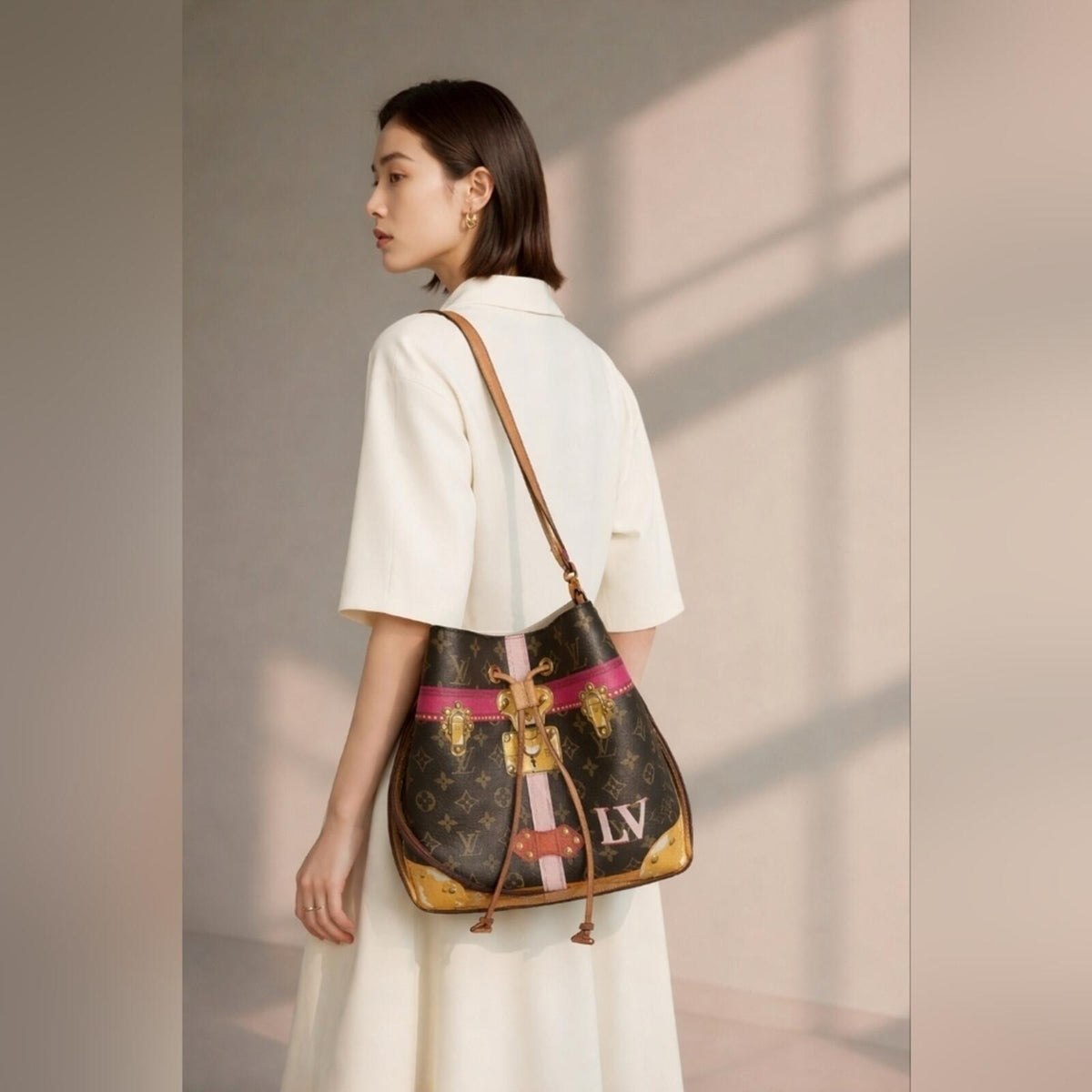 👜 Louis Vuitton NeoNoé Trompe L’Oeil – Limited Edition 2018