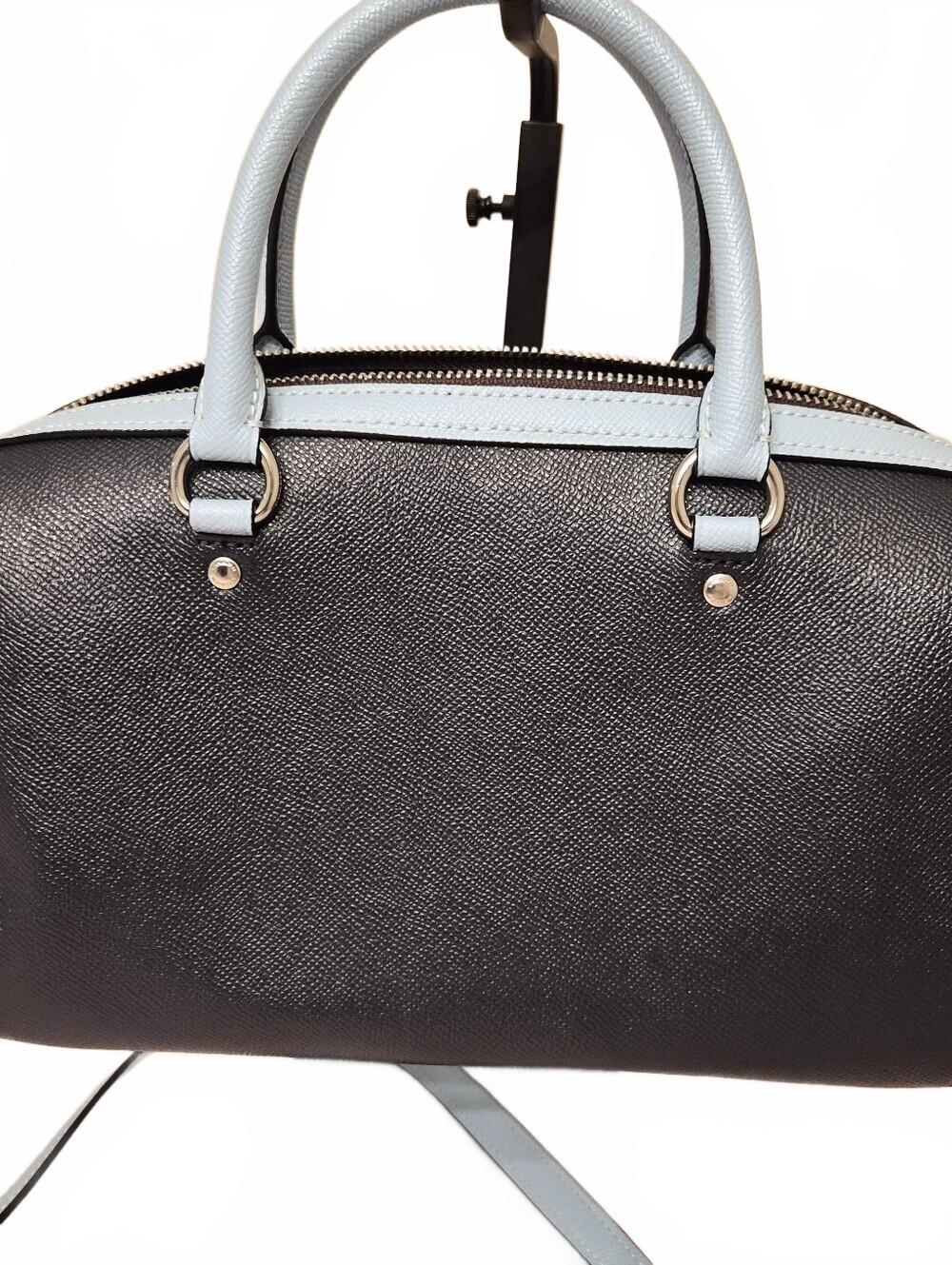 Coach Rowan Satchel Signature Canvas & Leather Crossbody | Receipt Included