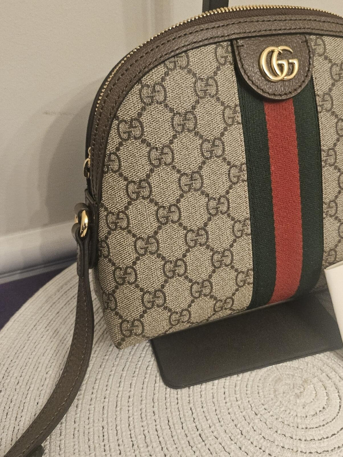 Gucci Ophidia GG Supreme Small Dome Crossbody