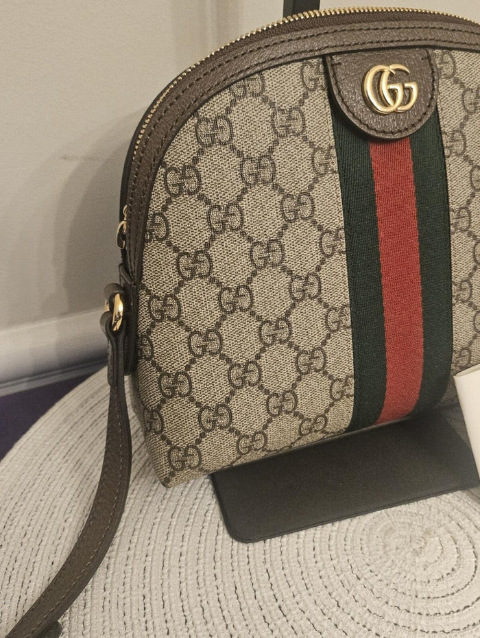 Gucci Ophidia GG Supreme Small Dome Crossbody
