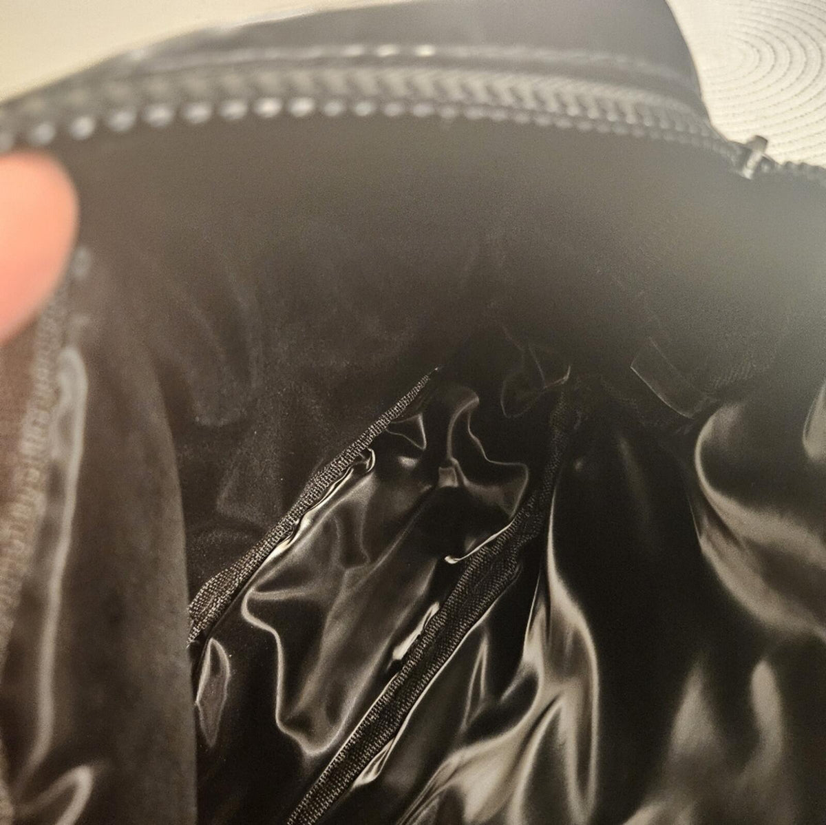 CHANEL Black Nylon Toiletry Pouch With Handles