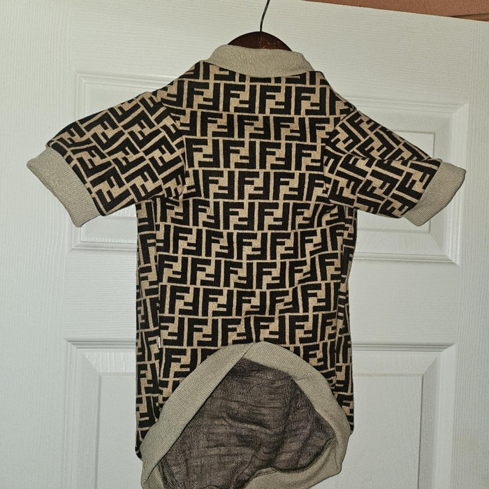 Monogram Dog Sweater 🐶 (Best for 40-65 lbs)