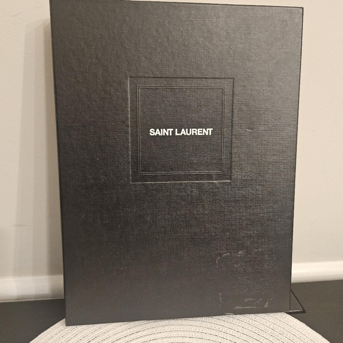 Saint Laurent Leather Zip Pouch / Document Holder