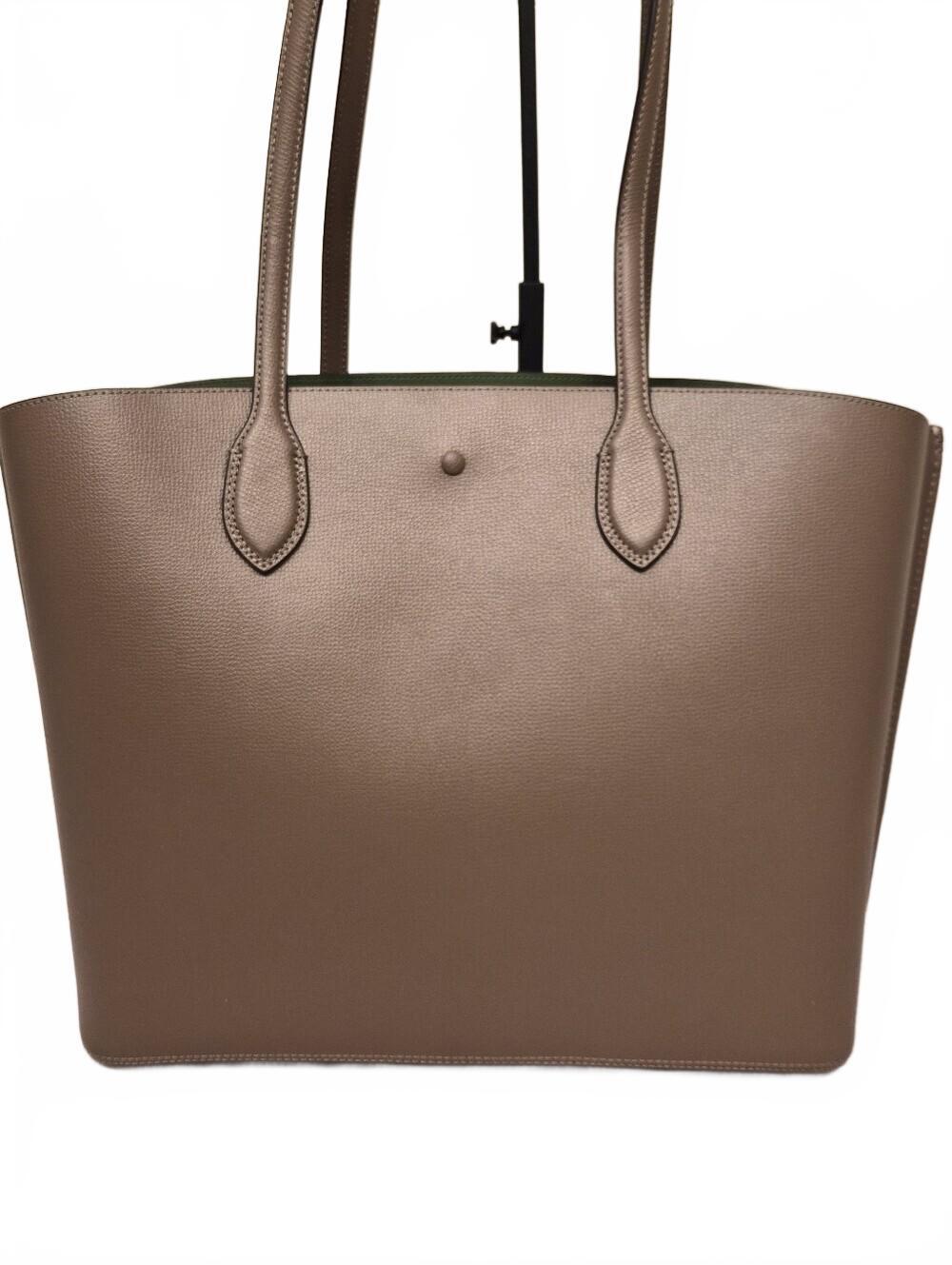 Kate Spade New York All Day Large Leather Tote | Taupe & Sage Green