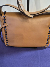 Coach Studded Messenger / Crossbody Bag 🤎💙