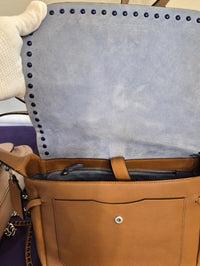 Coach Studded Messenger / Crossbody Bag 🤎💙