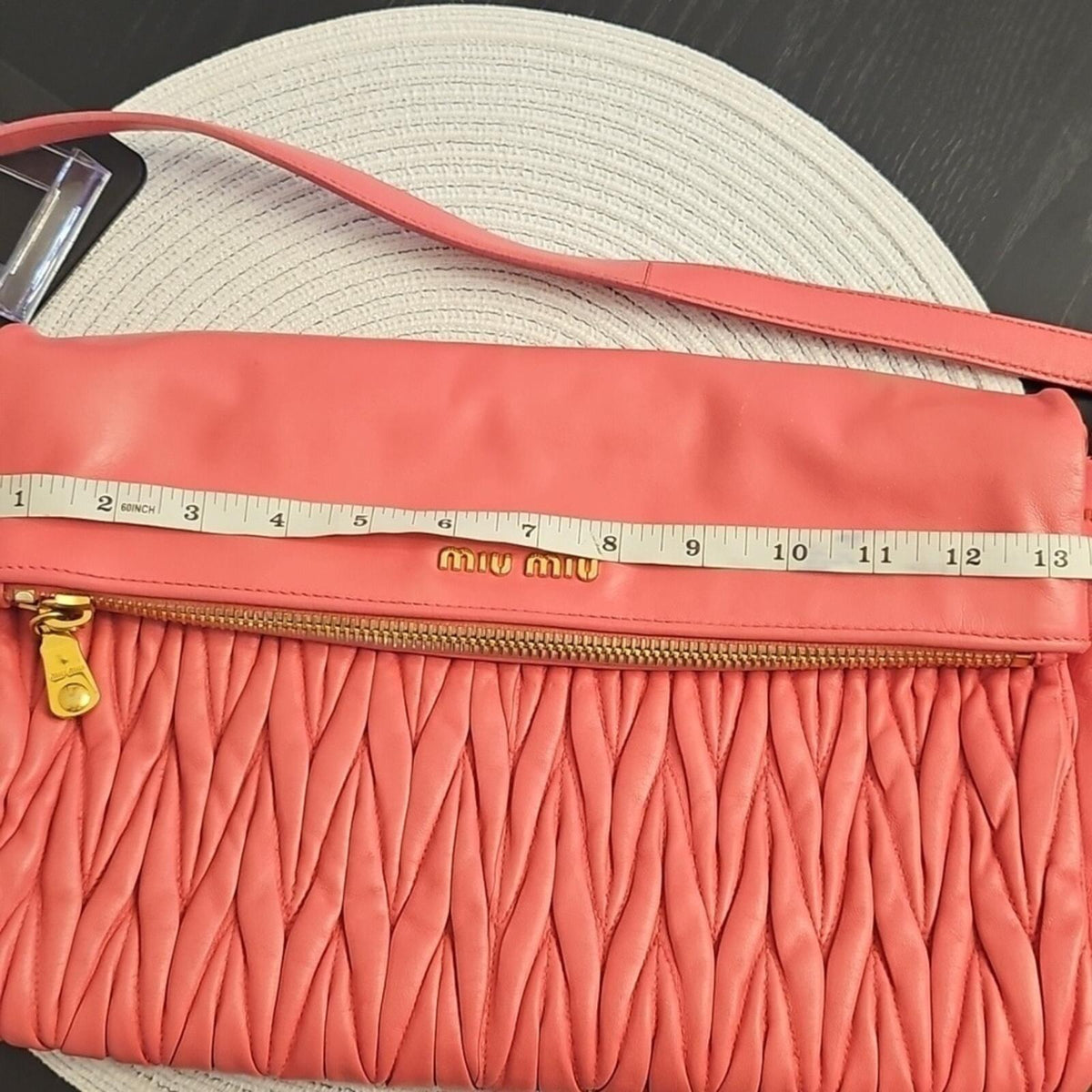 Miu Miu Pink Quilted Women's Bag