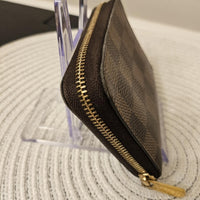 Louis Vuitton Damier Ebene Zippy Coin Purse Wallet