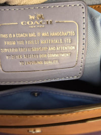 Coach Studded Messenger / Crossbody Bag 🤎💙