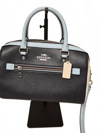 Coach Rowan Satchel Signature Canvas & Leather Crossbody | Receipt Included