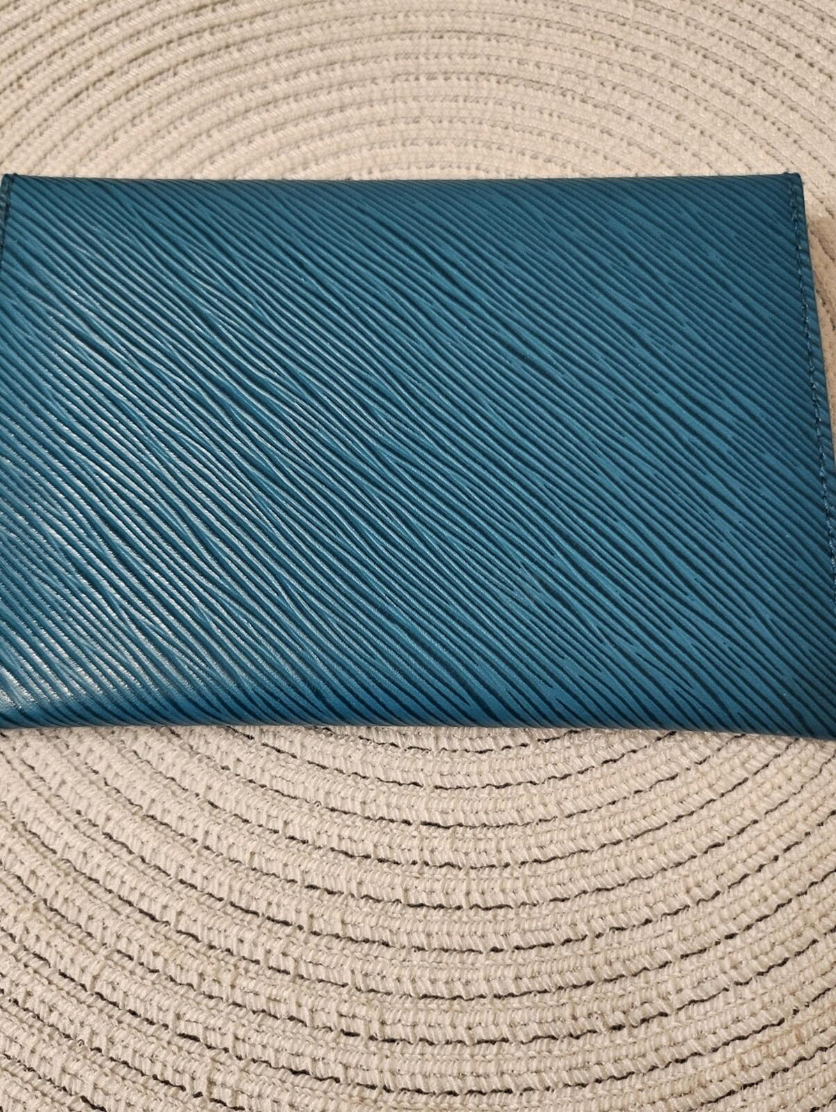 Louis Vuitton Epi Pochette Kirigami Large Envelope Pouch Teal