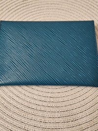 Louis Vuitton Epi Pochette Kirigami Large Envelope Pouch Teal