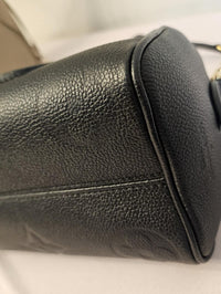 Louis Vuitton Speedy 20 Bandoulière Black Empreinte Microchipped