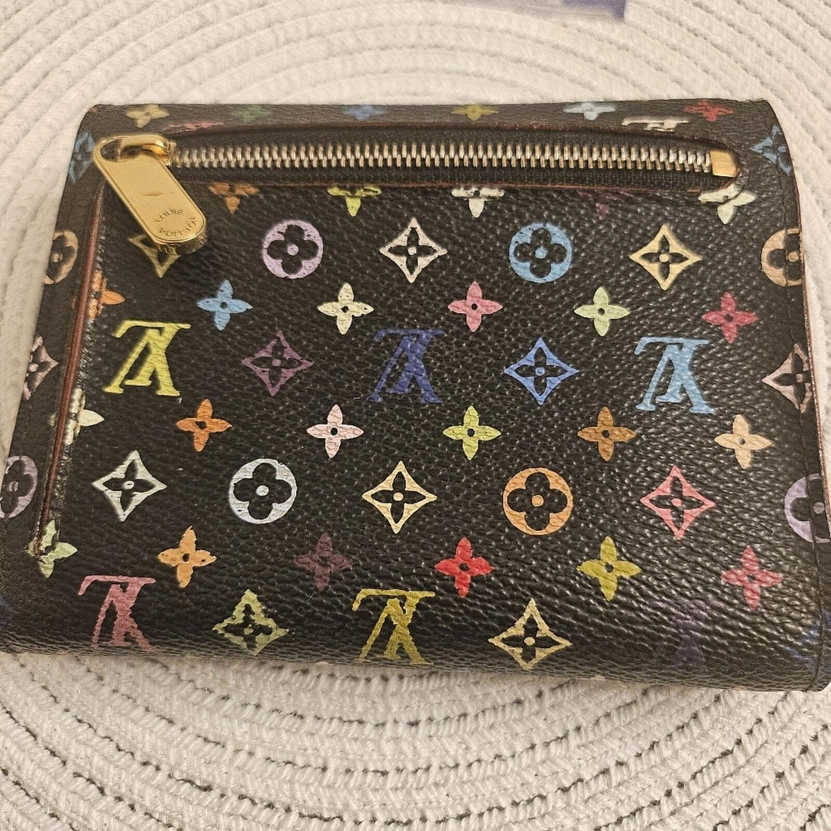 Louis Vuitton Black Multicolor Koala Wallet – Murakami Era Y2K