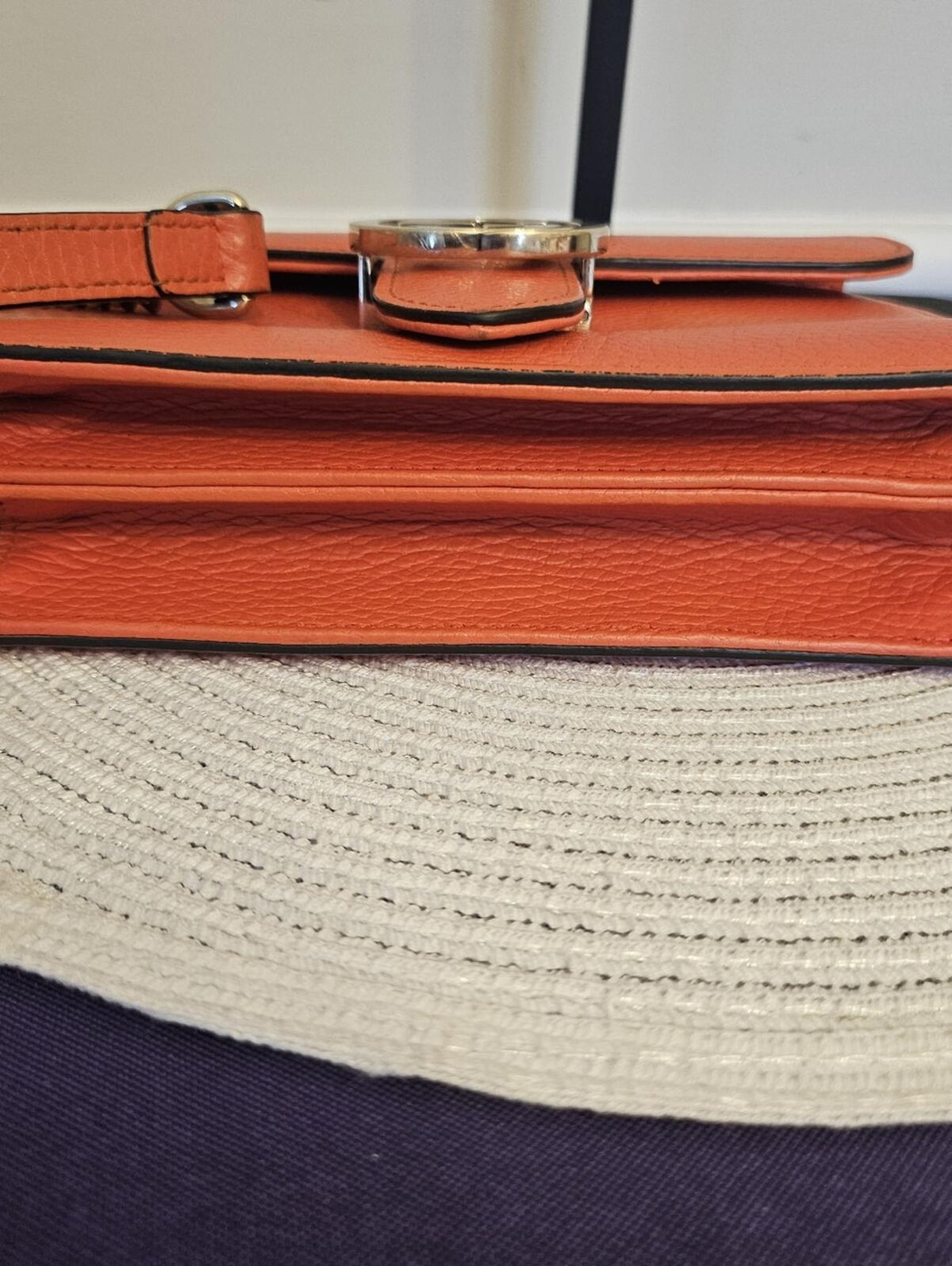 Gucci Interlocking G Dollar Calf Bag - Sun Orange