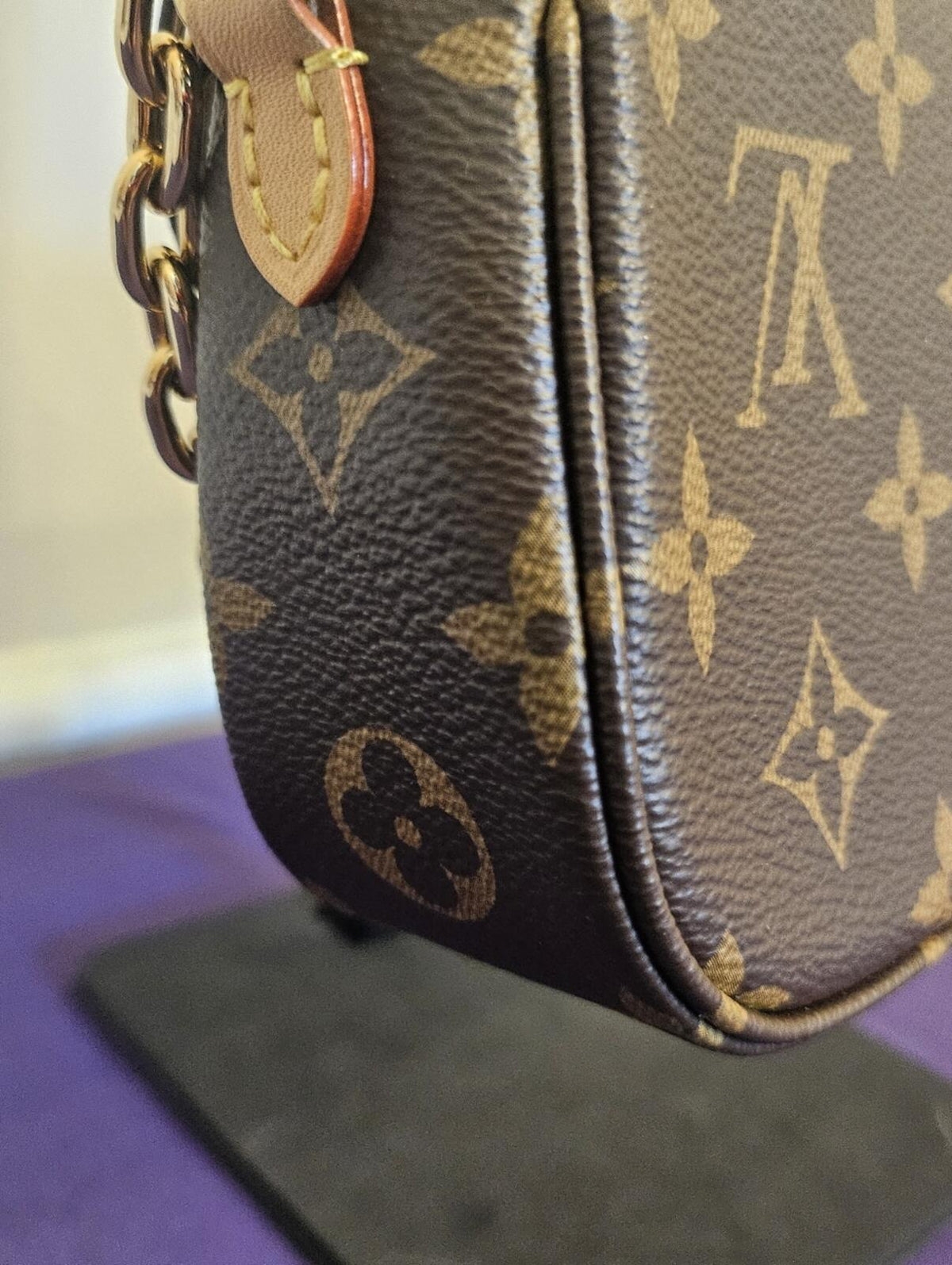 Louis Vuitton Ivy Wallet On Chain Monogram Microchipped w/ Dustbag