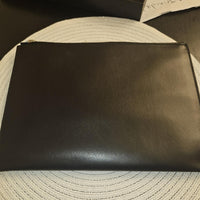 Saint Laurent Leather Zip Pouch / Document Holder