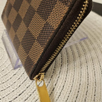 Louis Vuitton Damier Ebene Zippy Coin Purse Wallet