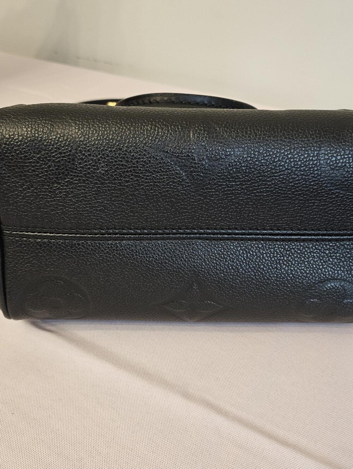 Louis Vuitton Speedy 20 Bandoulière Black Empreinte Microchipped