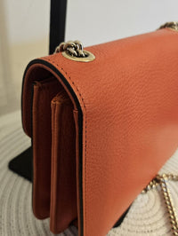 Gucci Interlocking G Dollar Calf Bag - Sun Orange