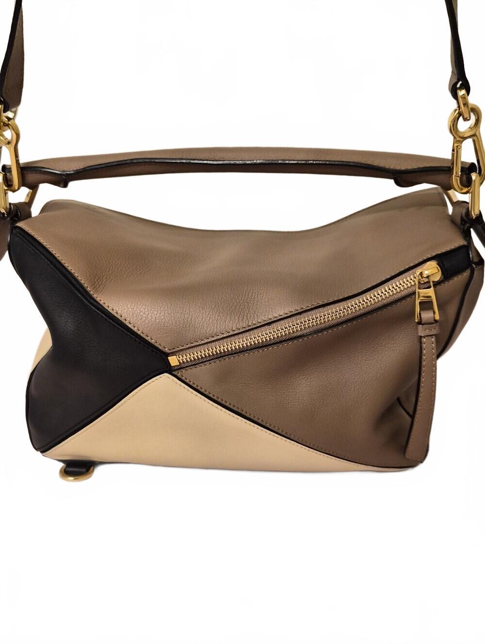 Loewe Puzzle Bag Colorblock Leather – COA Included