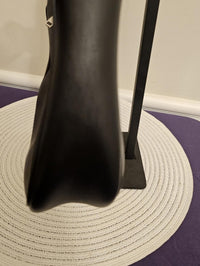 AUTHENTIC Celine Ava Bag in Smooth Calfskin - Black with White Logo
