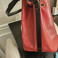 Louis Vuitton Epi Noe Red Bucket Bag