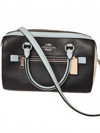 Coach Rowan Satchel Signature Canvas & Leather Crossbody | Receipt Included