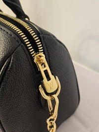 Louis Vuitton Speedy 20 Bandoulière Black Empreinte Microchipped