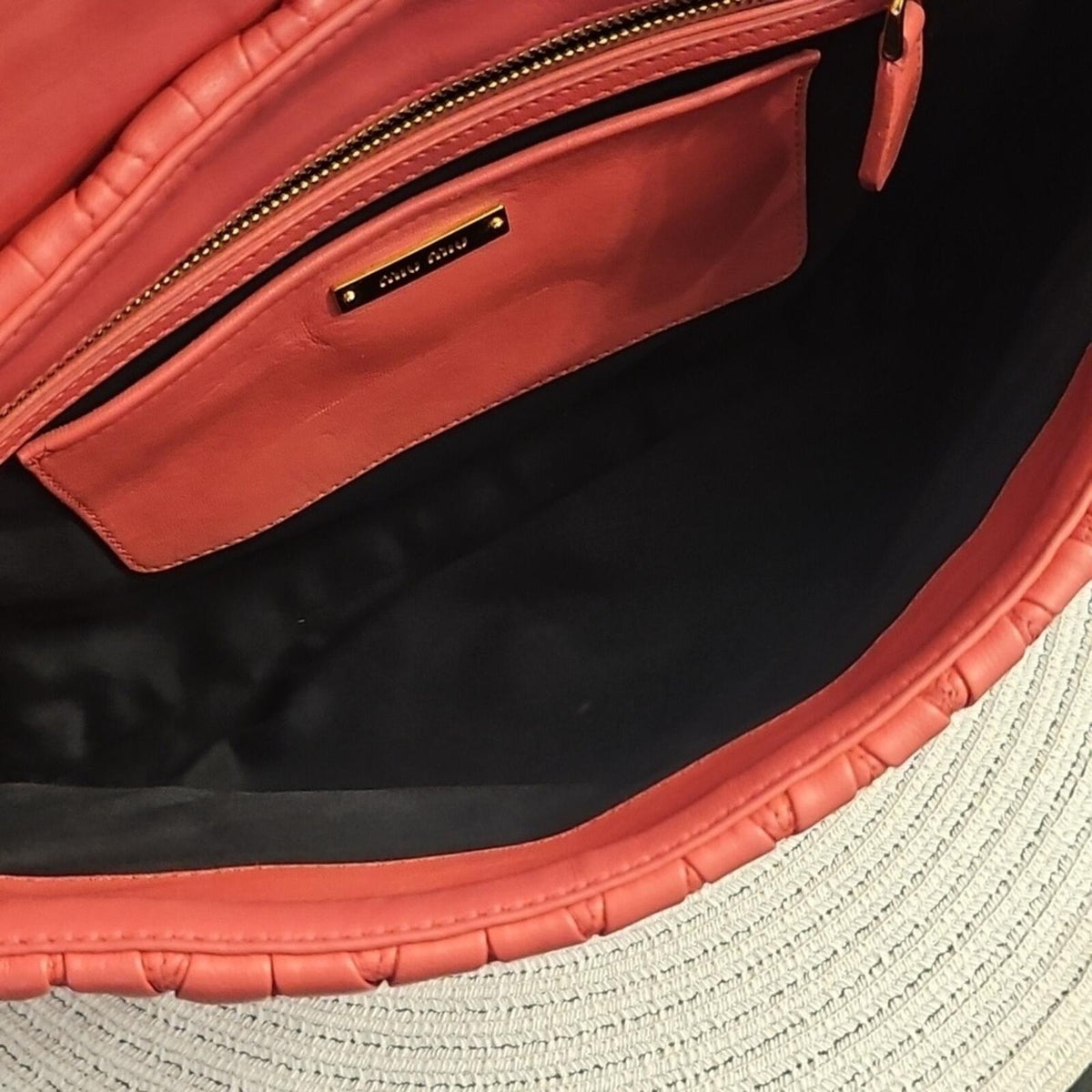Miu Miu Pink Quilted Women's Bag