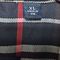 Burberry Classic Black and White Plaid Men's Shirt