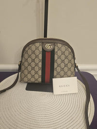 Gucci Ophidia GG Supreme Small Dome Crossbody
