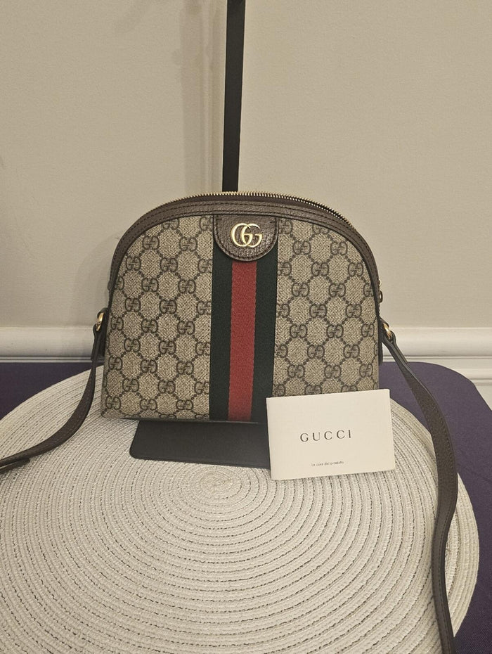 Gucci Ophidia GG Supreme Small Dome Crossbody