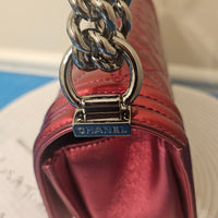 CHANEL Metallic Boy Bag Medium