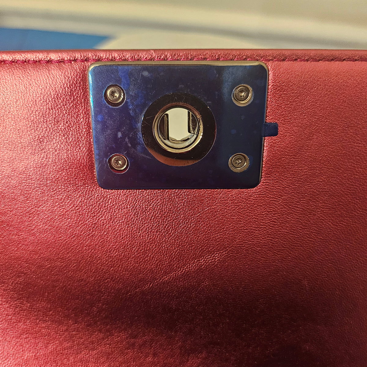 CHANEL Metallic Boy Bag Medium