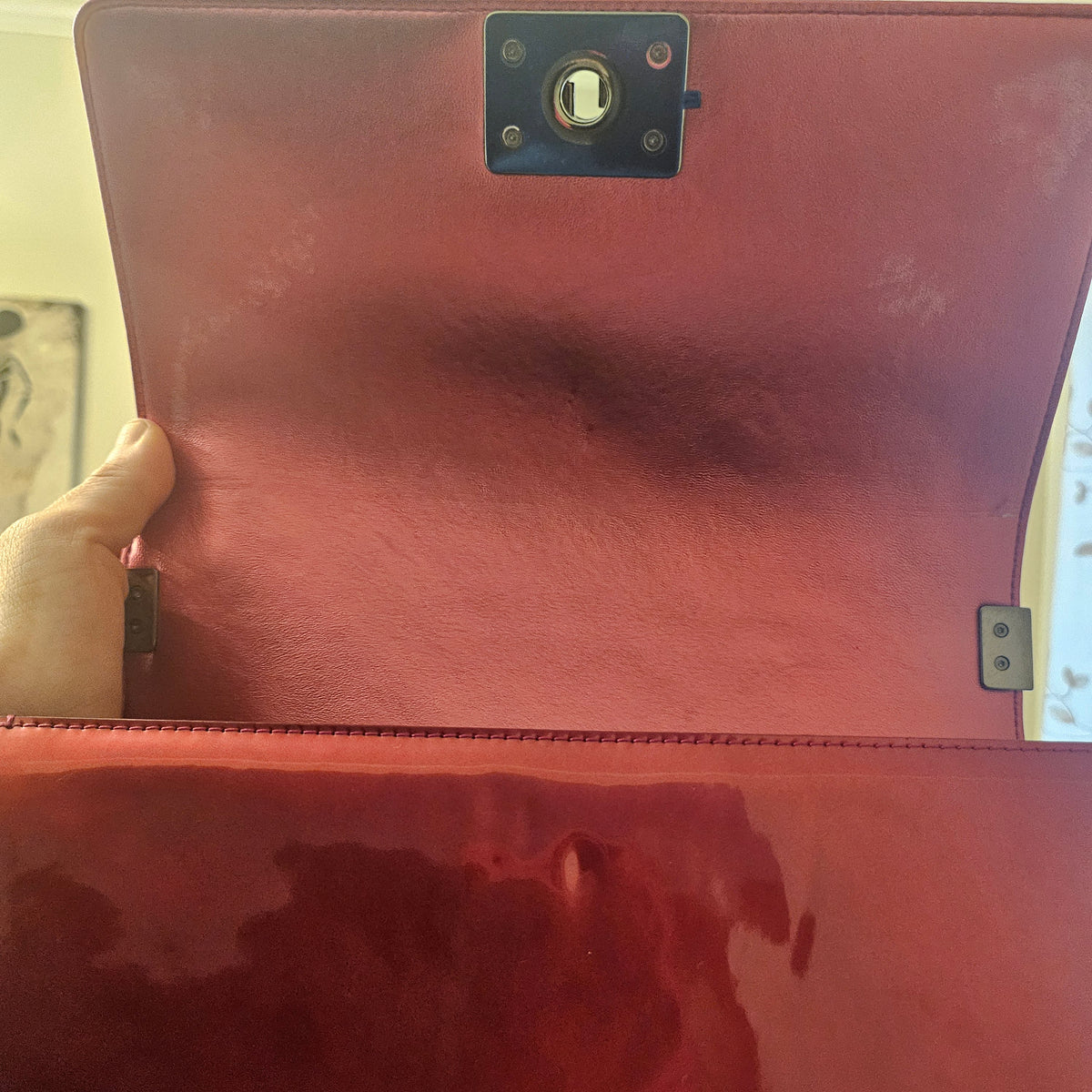 CHANEL Metallic Boy Bag Medium