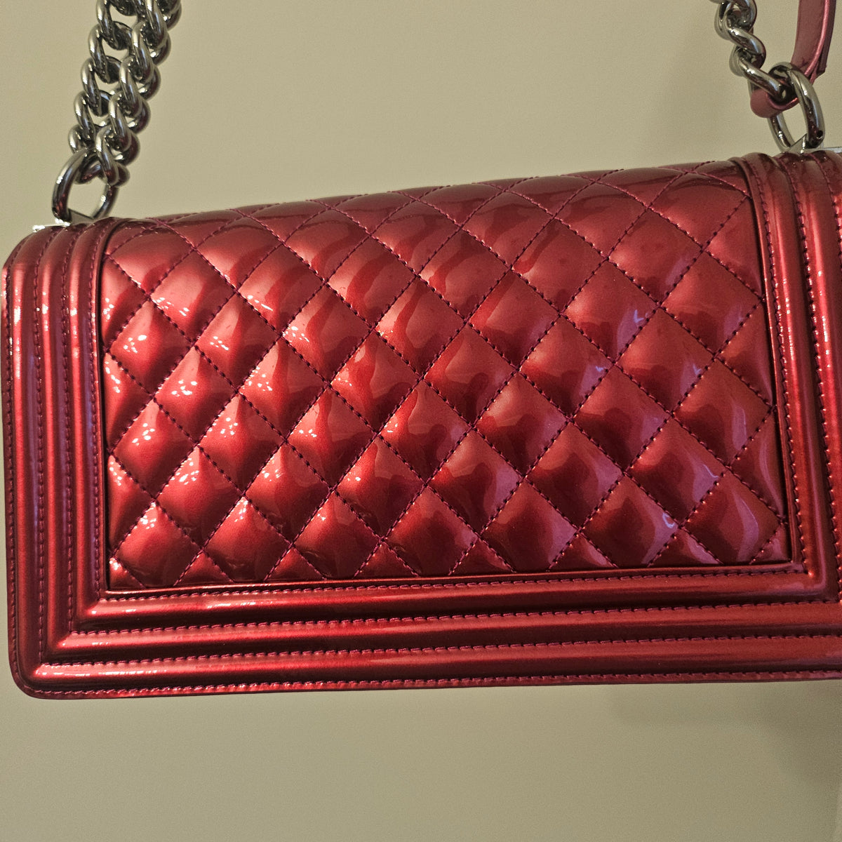 CHANEL Metallic Boy Bag Medium