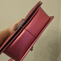 CHANEL Metallic Boy Bag Medium